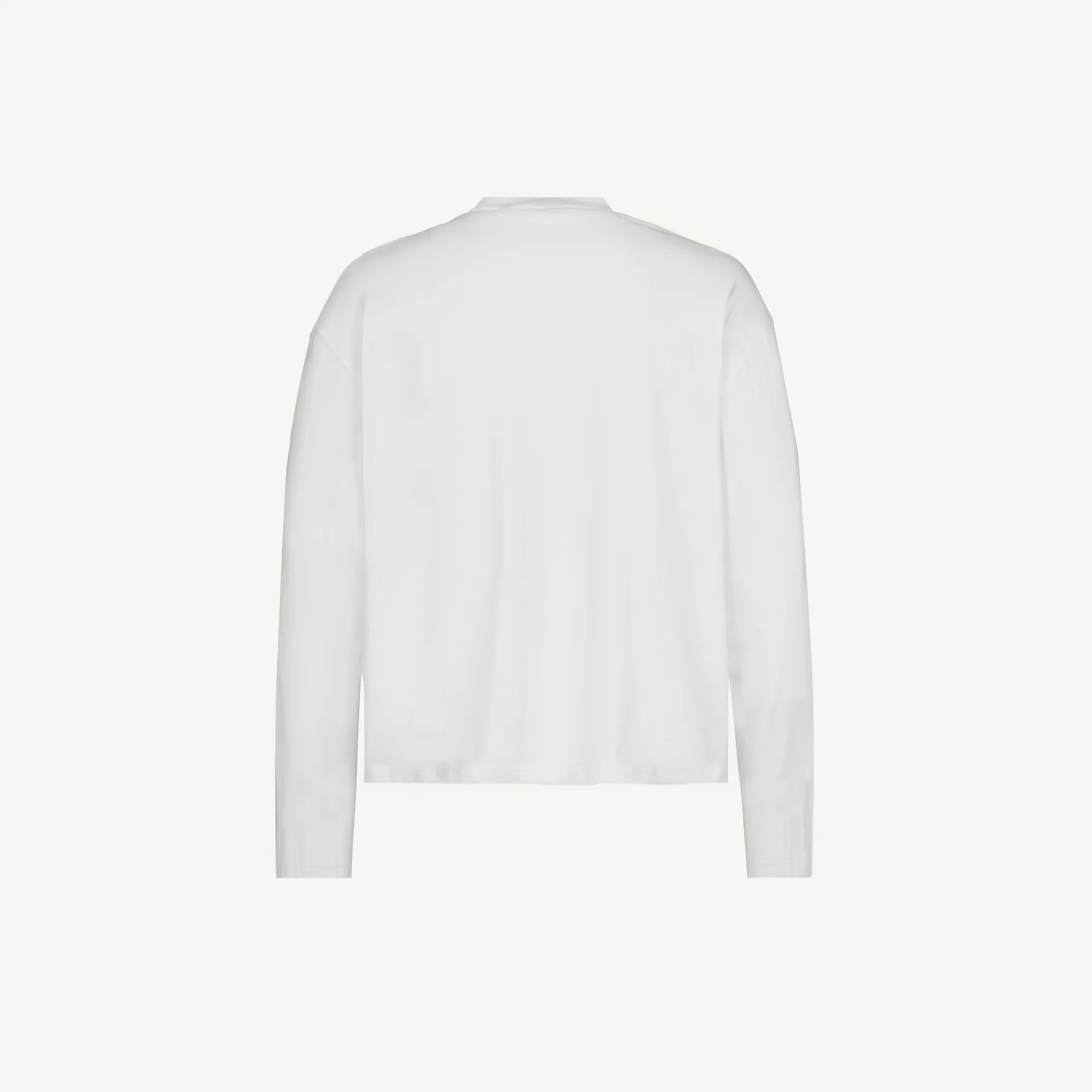 White Oversized Boxy LS Tee. - Image 10