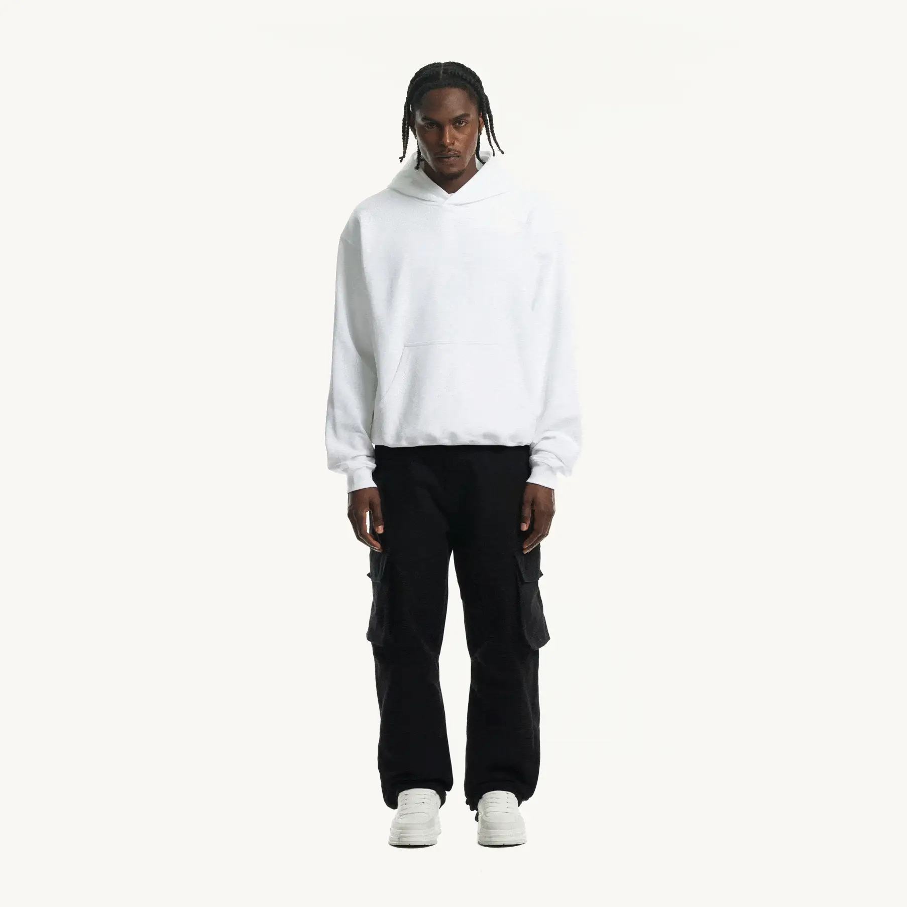 White Oversized Hoodie. - Image 3