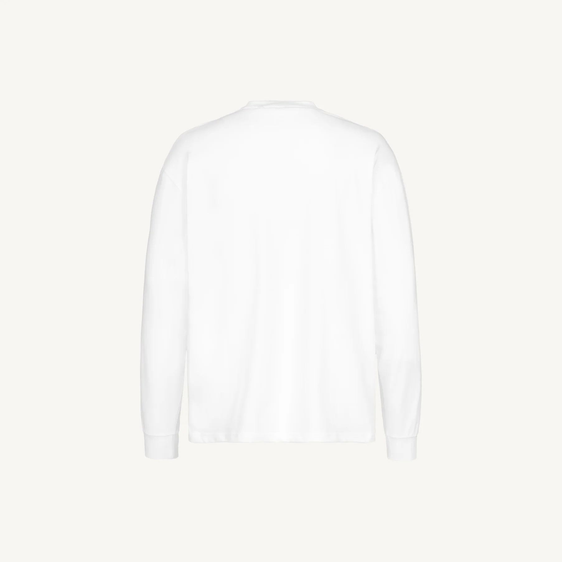 White Oversized LS Tee. - Image 4