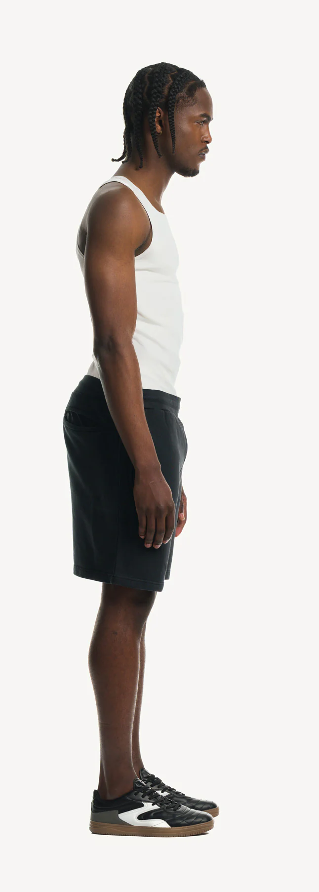 White Slim Ribbed Tank. - Image 4