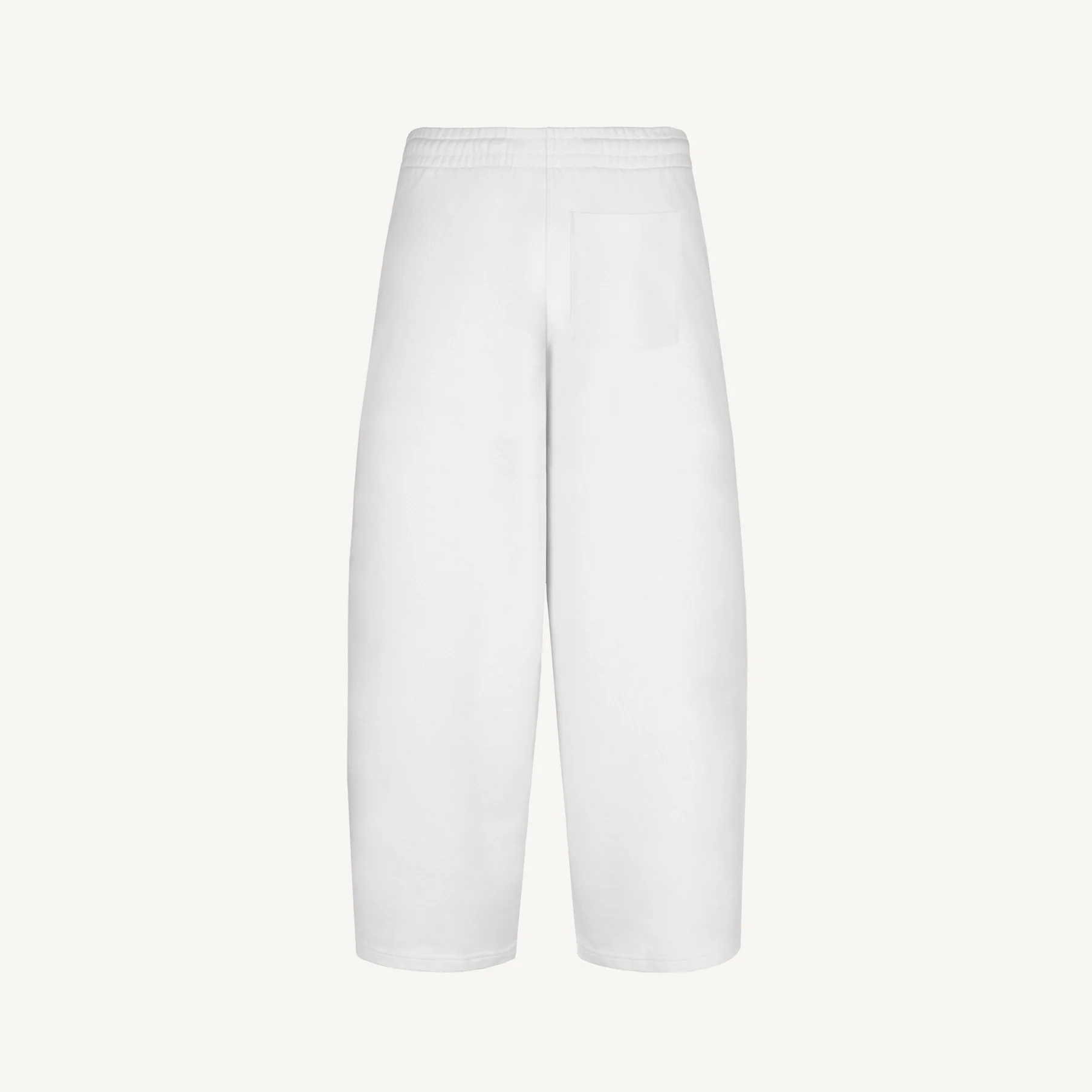 White Straight-Leg Baggy Sweatpants. - Image 10