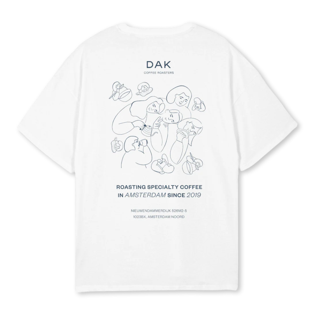WHITEBASICBLUE White Oversized Tee. - Image 2