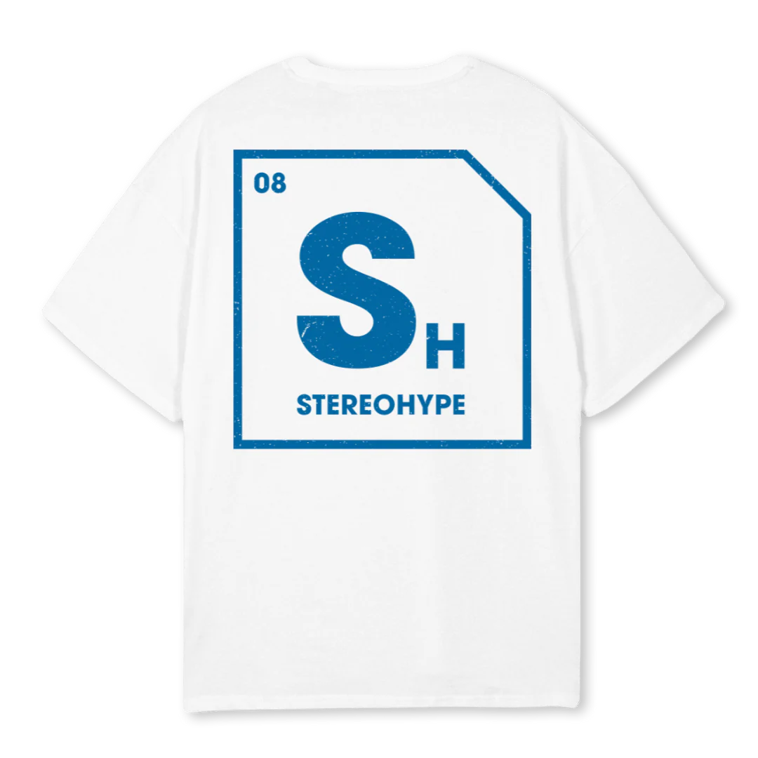 WHITEBLUERED White Oversized Tee. - Image 2