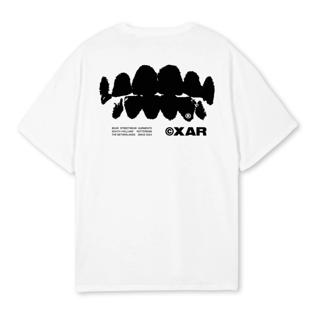 WHITEBOXLOGOXAR White Oversized Tee. - Image 2