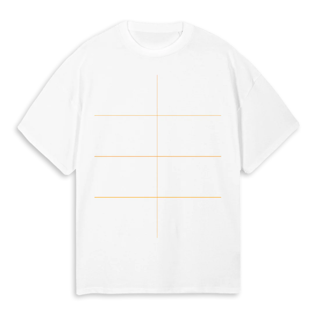 WHITEHABBO White Oversized Tee. - Image 2