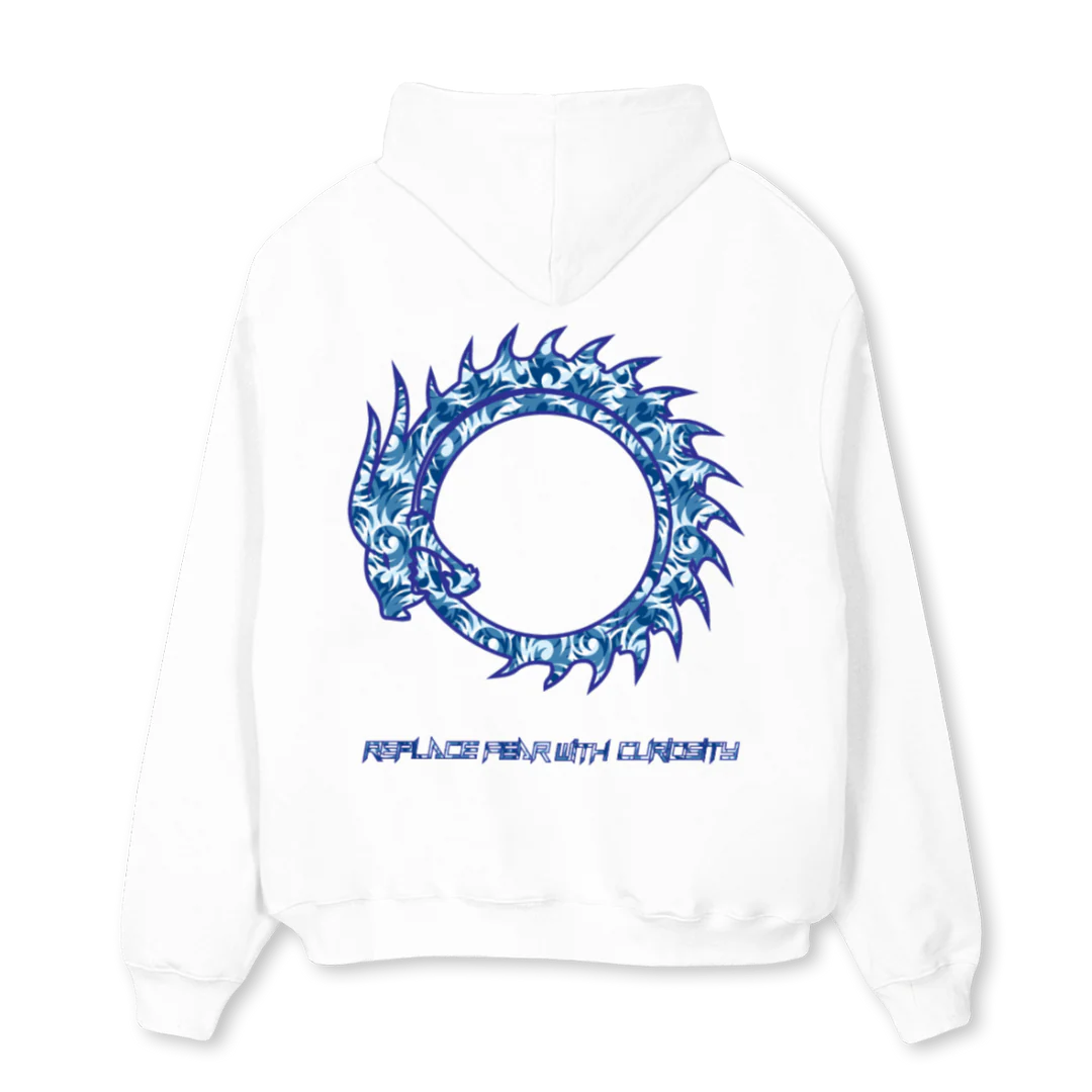 WHITEJIVE White Oversized Hoodie. - Image 2