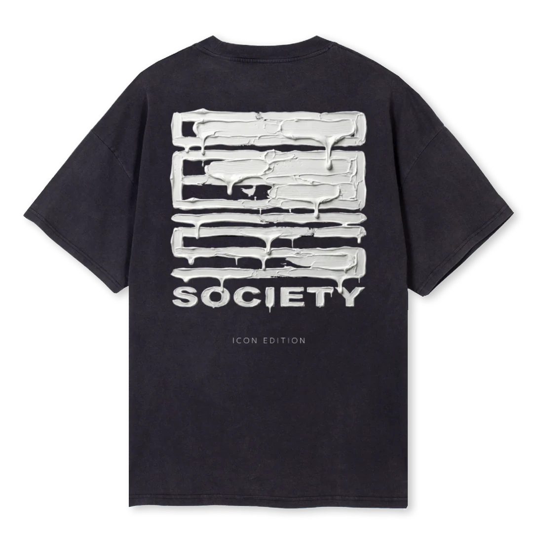 WHITEMELTVINT Vintage Black Oversized Tee. - Image 2