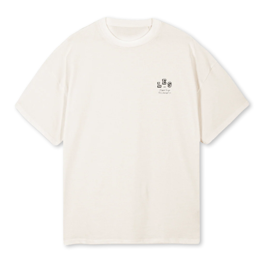 WHITEN Vintage White Oversized Tee.