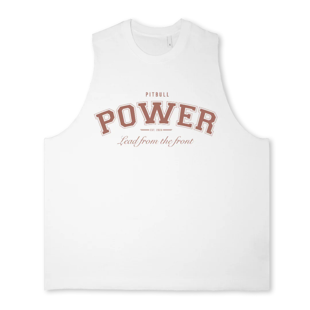 WHITEVEST Bright white Oversized Vest.