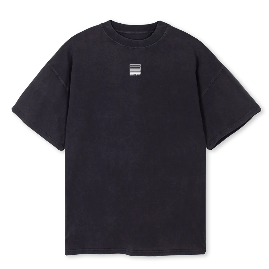 WHITEVINTAGE Vintage Black Oversized Tee.