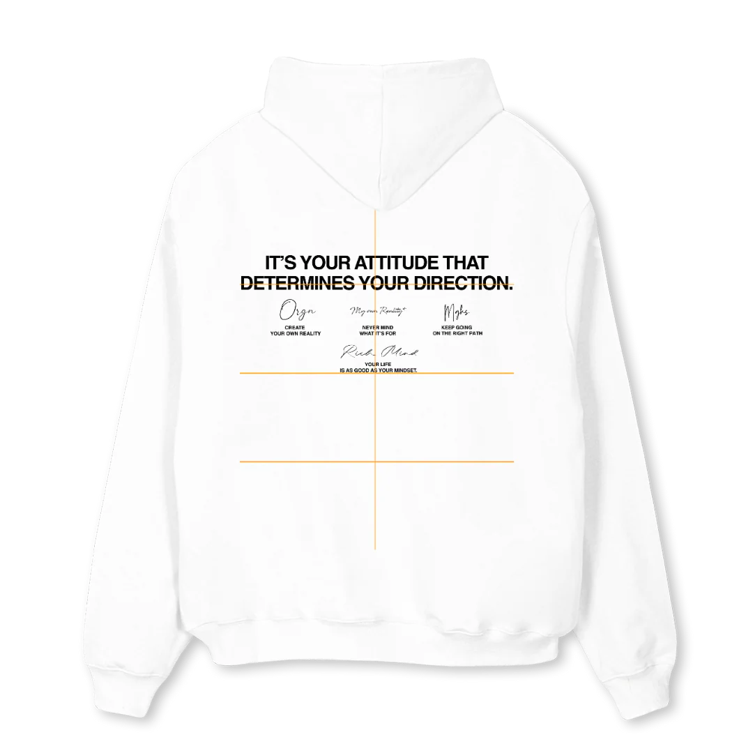 WHTE HOODIE White Oversized Hoodie. - Image 2