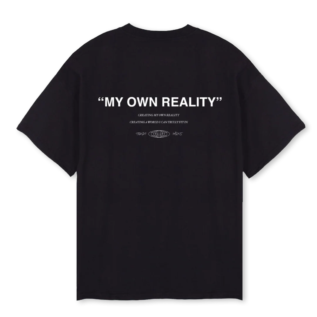 WHTE SHIRT Black Oversized Tee. - Image 2