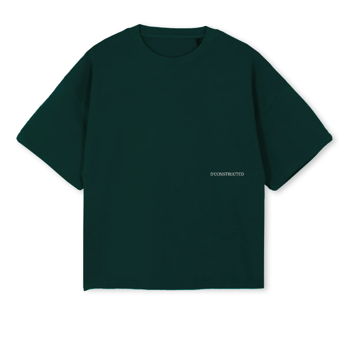 WHTEBSC_2 Wild Green Oversized Boxy Tee.
