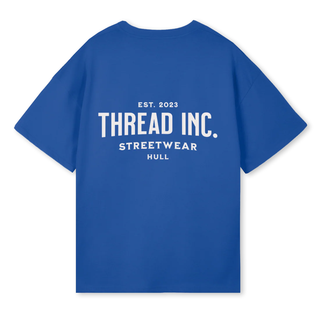 WI Cobalt Blue Oversized Tee. - Image 2