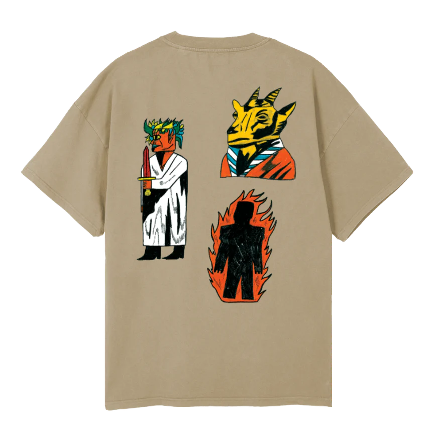 WICKERSAND Vintage Dune Oversized Tee. - Image 2