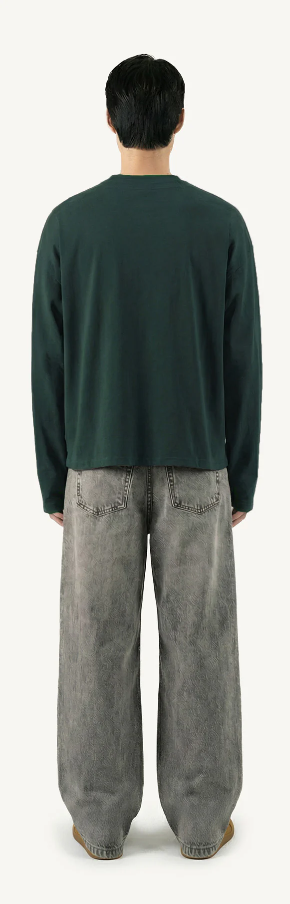 Wild Green Oversized Boxy LS Tee. - Image 6