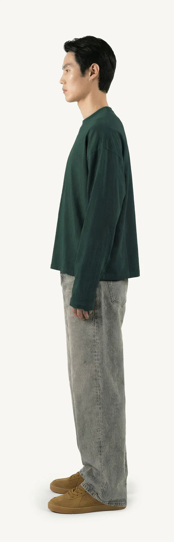 Wild Green Oversized Boxy LS Tee. - Image 8