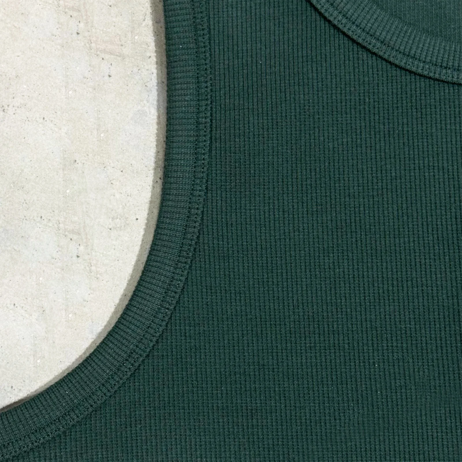 Wild Green Slim Ribbed Tank. - Image 10