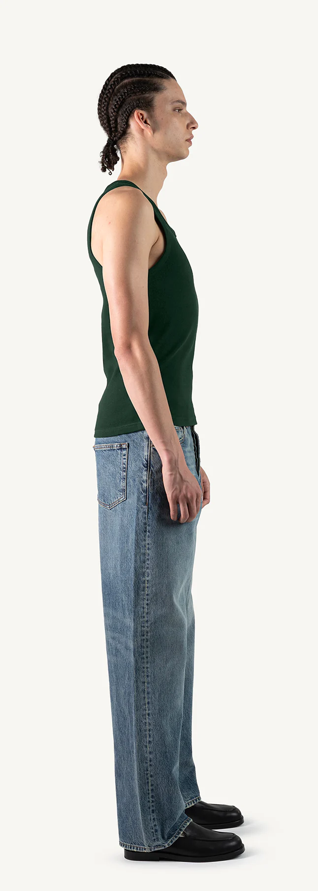 Wild Green Slim Ribbed Tank. - Image 4
