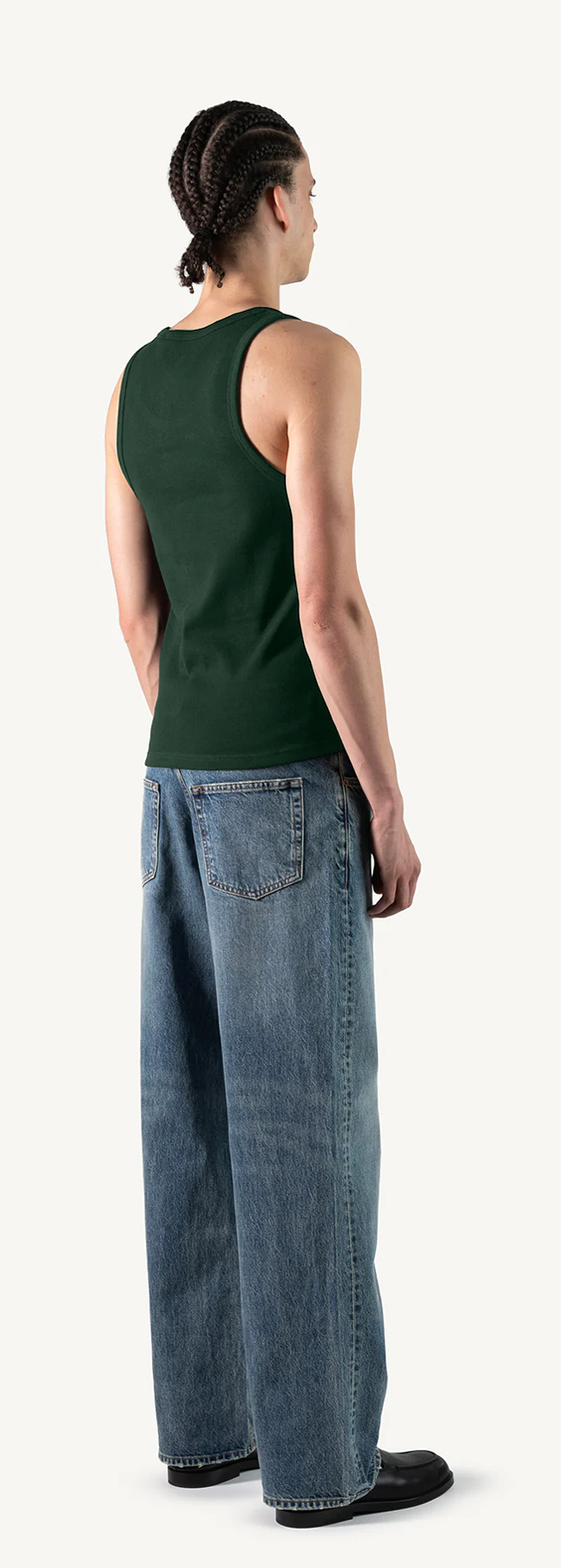 Wild Green Slim Ribbed Tank. - Image 5