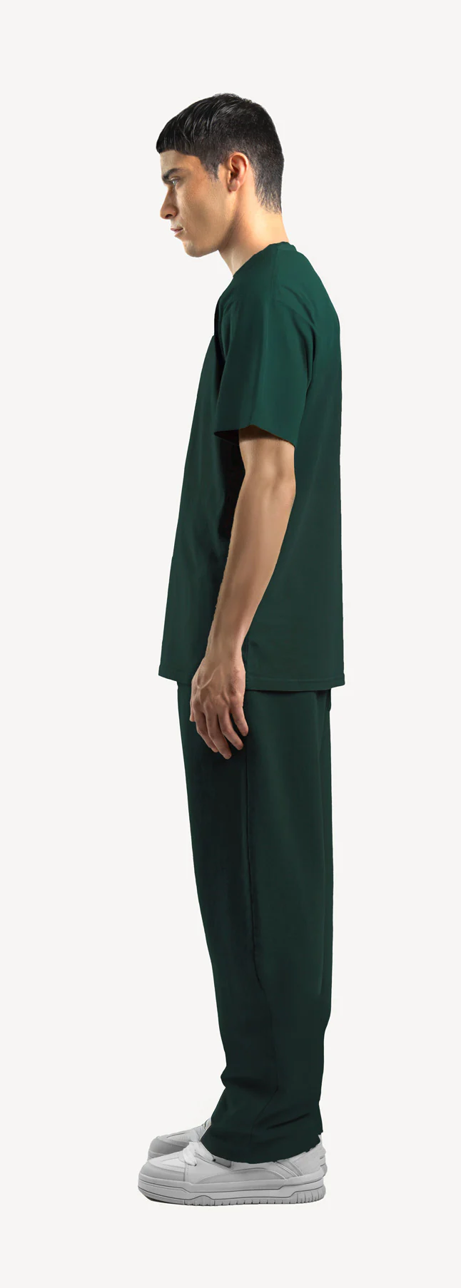 Wild Green Straight-Leg Relaxed Sweatpants. - Image 8