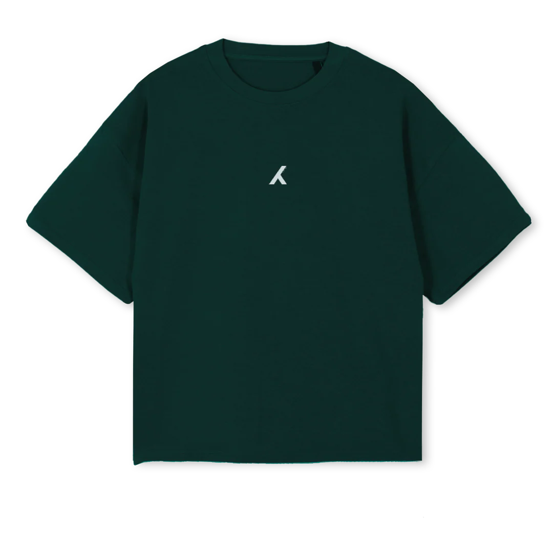 WILDGREENBLUE Wild Green Oversized Boxy Tee.