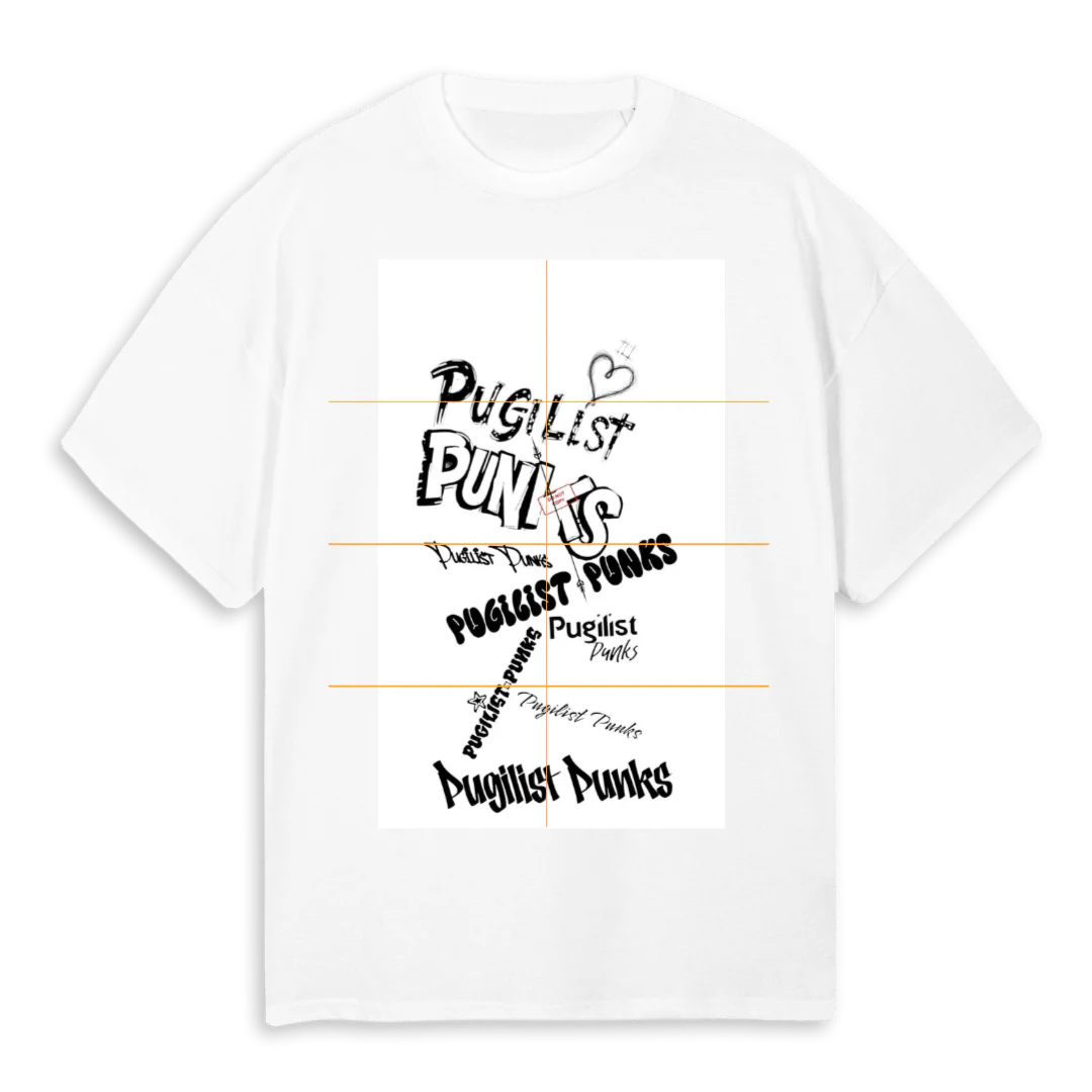 WILDSTYLE  White Oversized Tee.