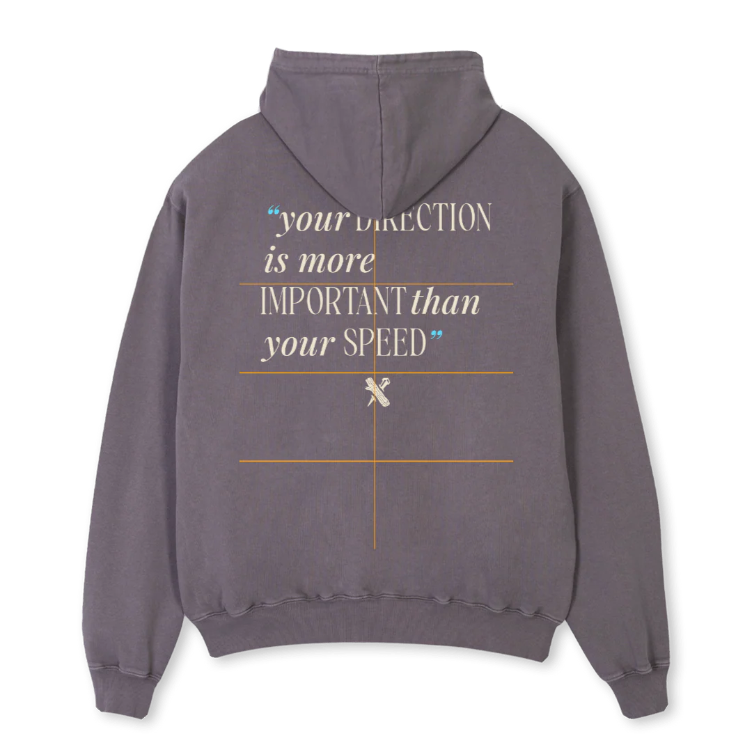 WIND Pigment Grey Oversized Hoodie. - Image 2