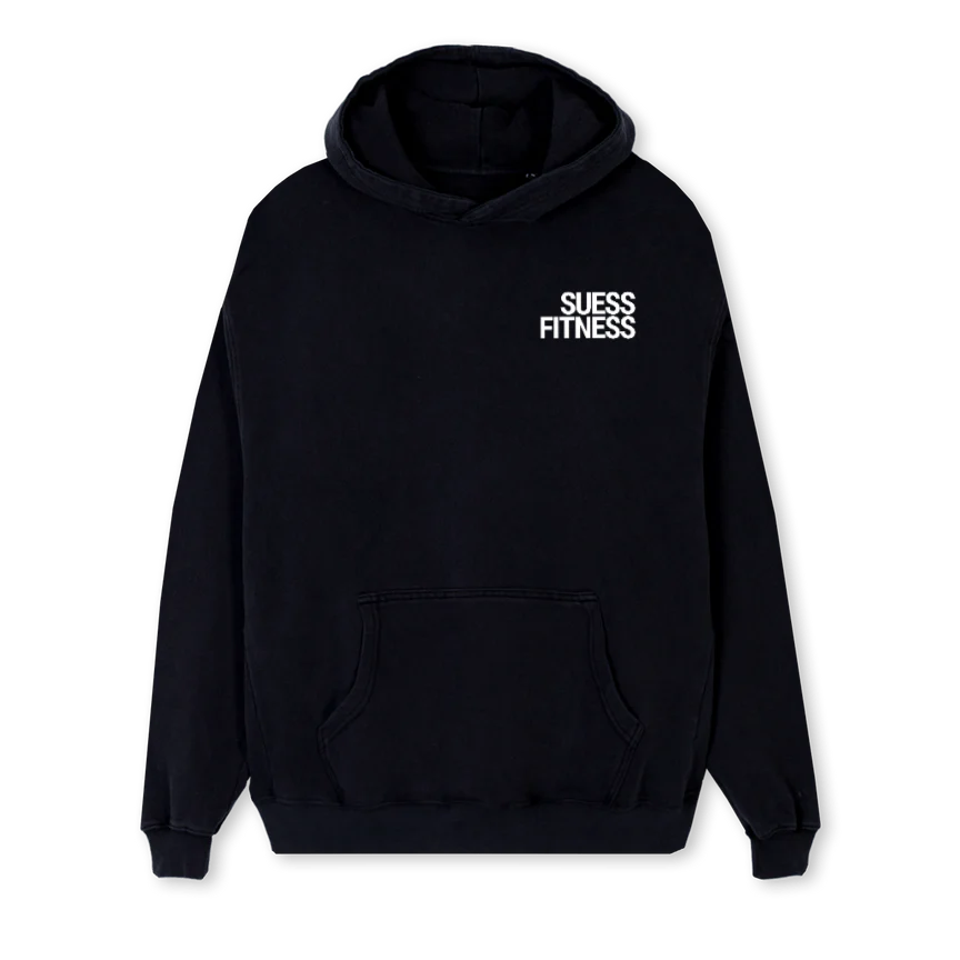 WINTEREINS Black Regular Hoodie.