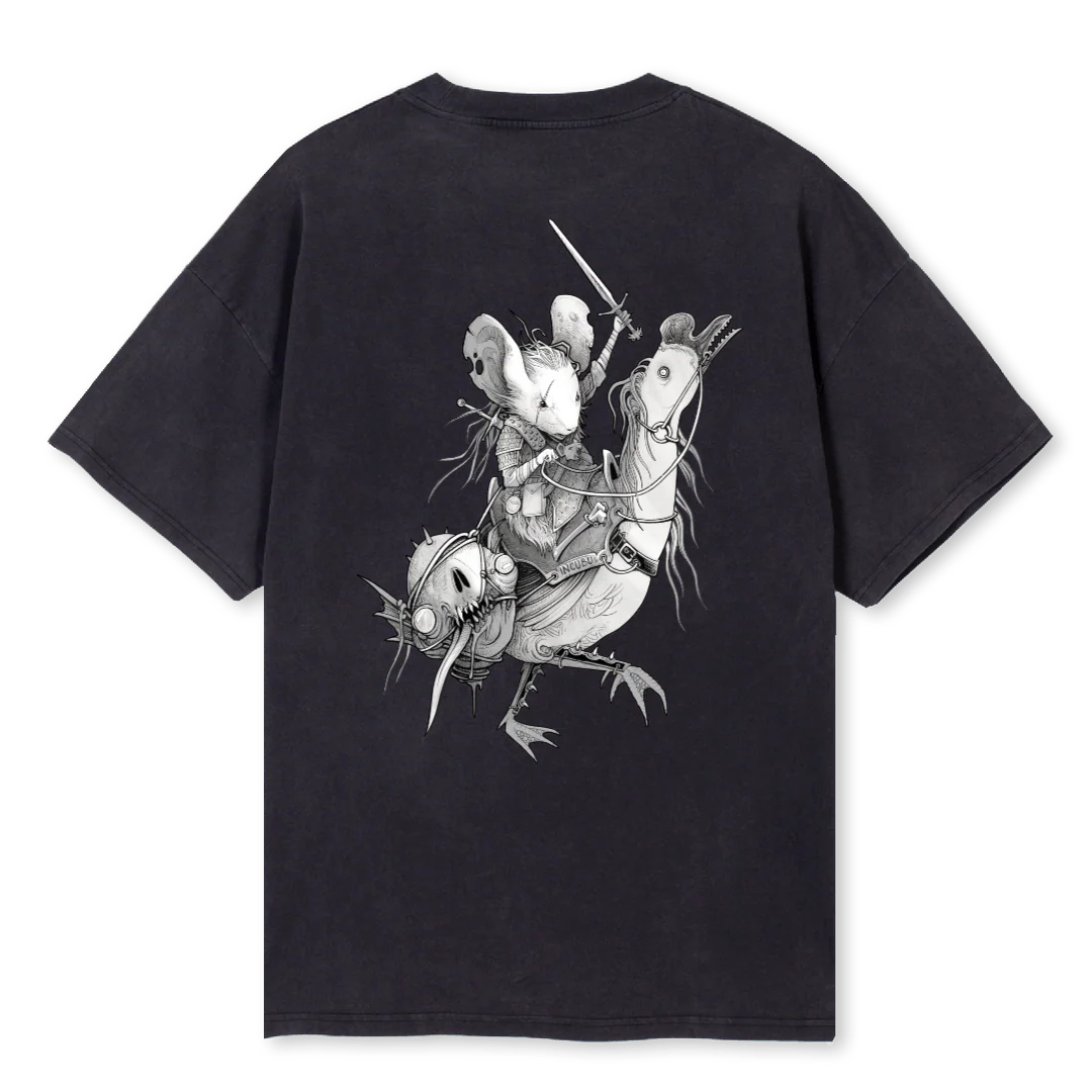 WITCHER Vintage Black Oversized Tee. - Image 2