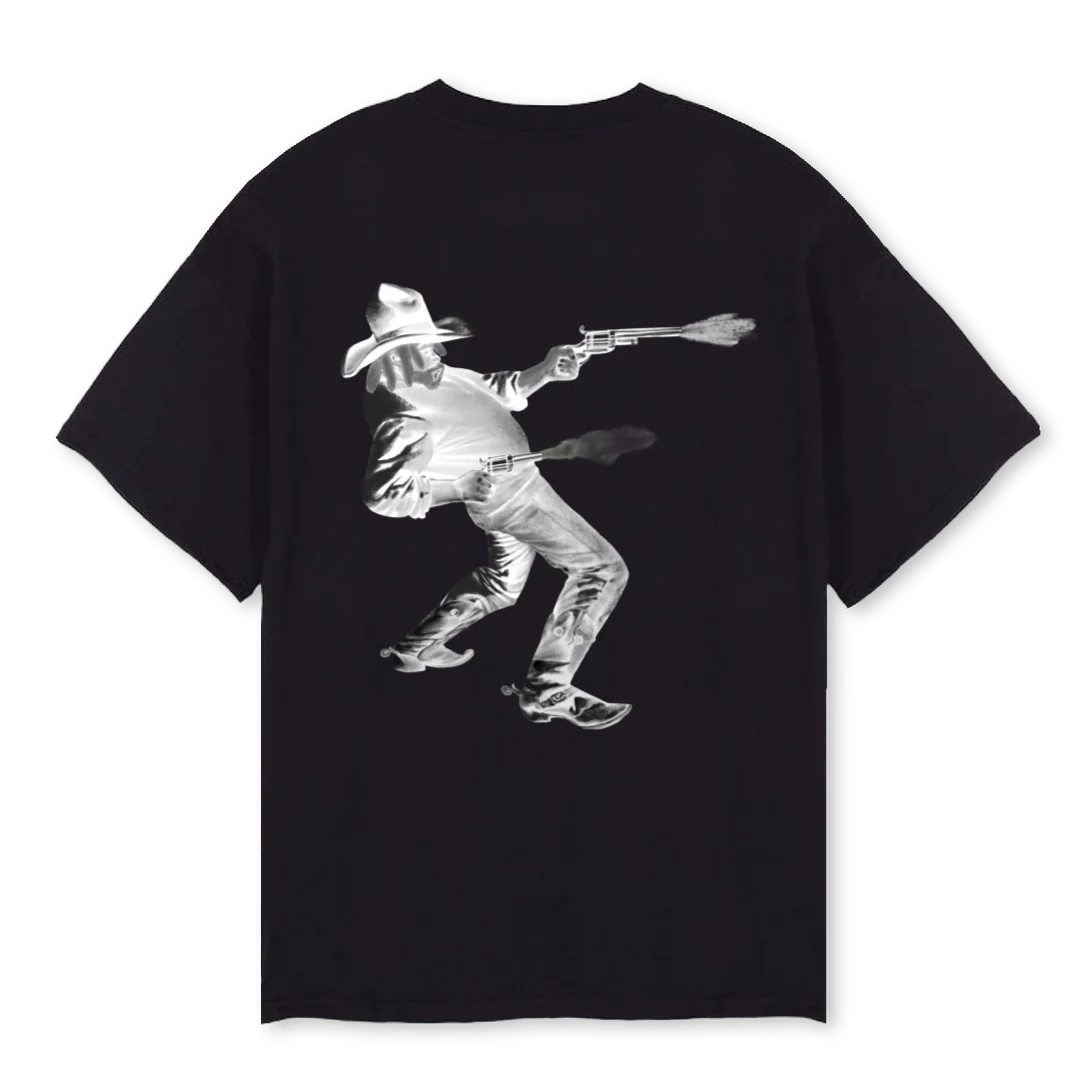 WIZE OUTLAW UNITY Black Oversized Tee. - Image 2