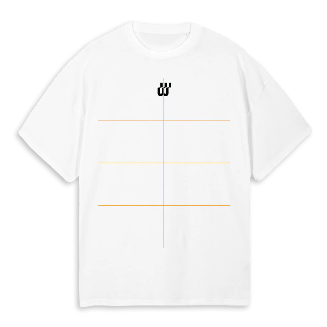 WMTWMIDWHITE White Oversized Tee.