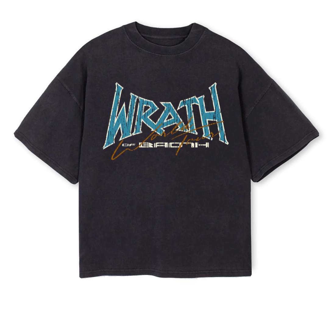 WOB Vintage Black Oversized Boxy Tee.