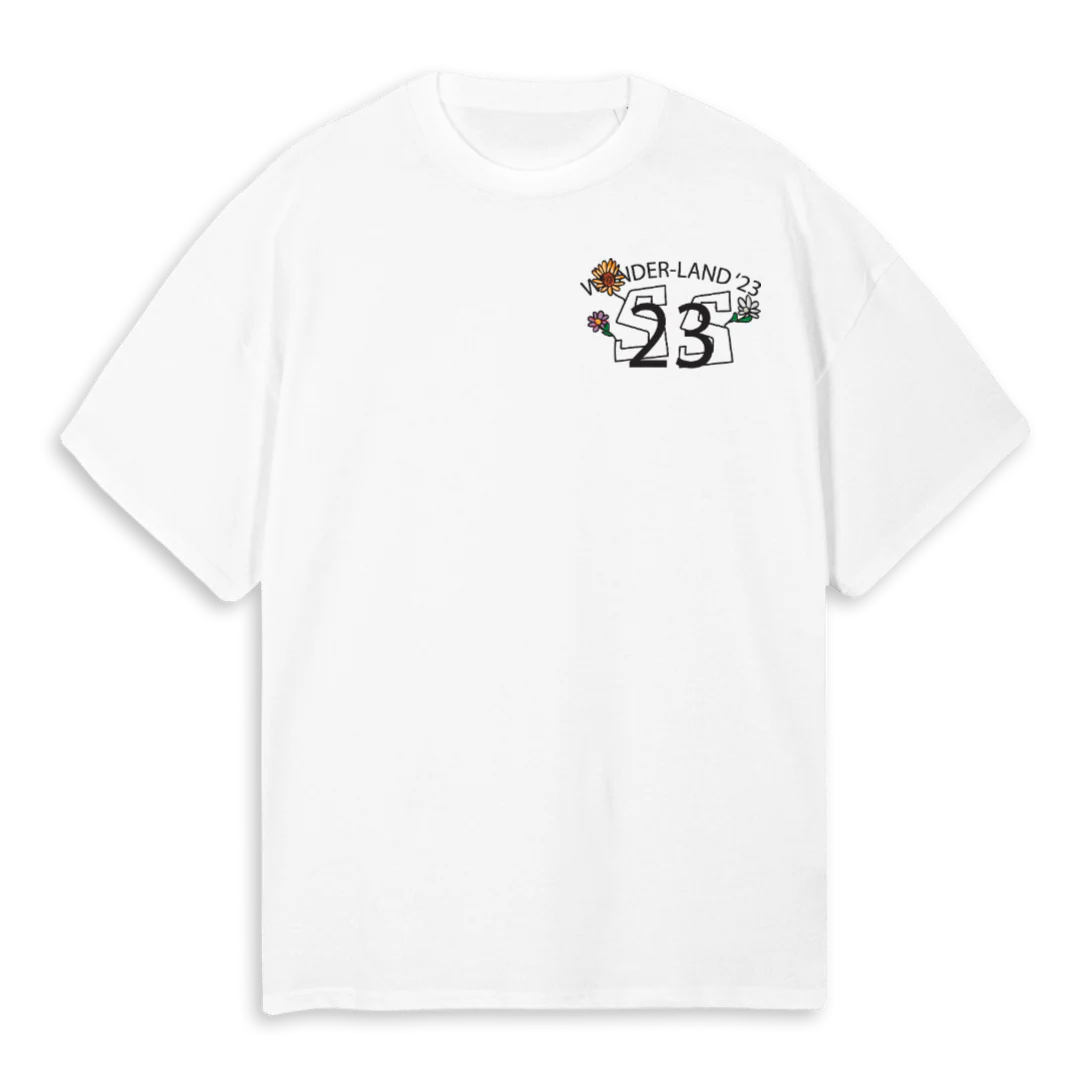WONDER White Oversized Tee.