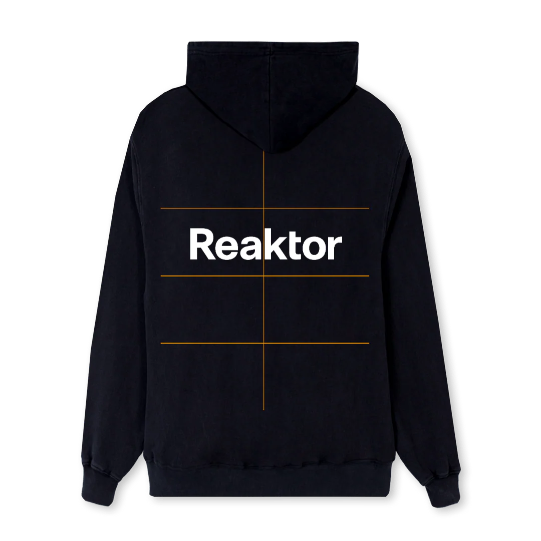 WORDMARKBLACKSWEATER Black Regular Hoodie. - Image 2