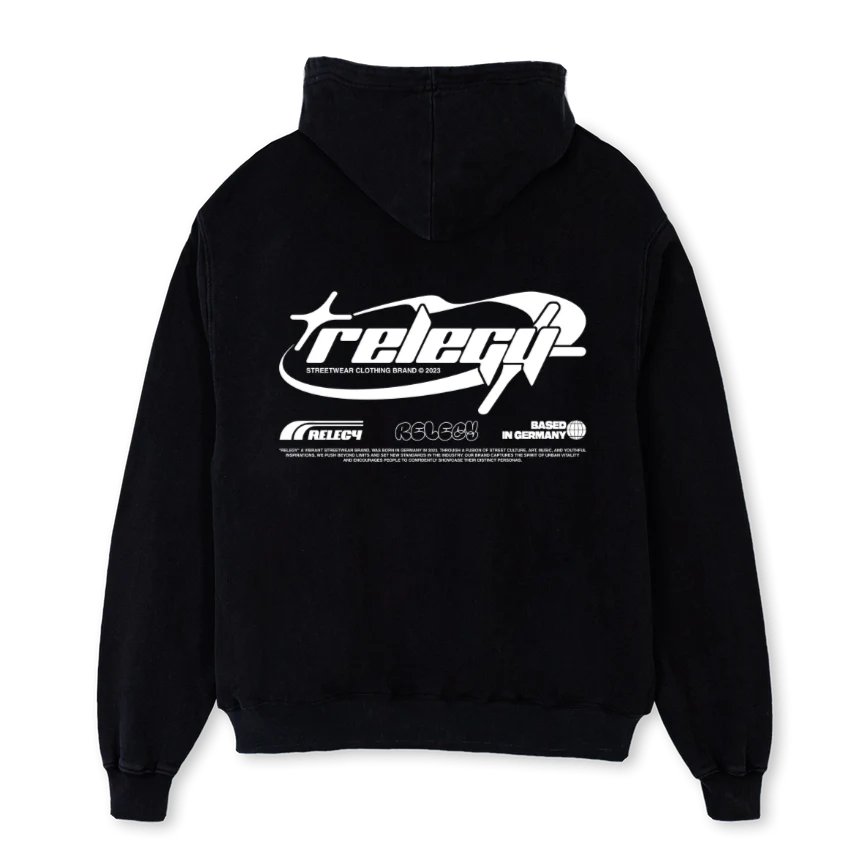WORDWIDE 1 OSHW Black Oversized Hoodie. - Image 2