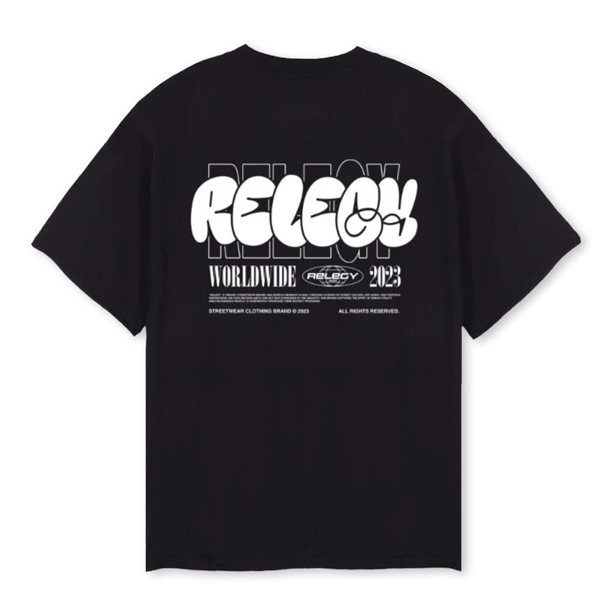 WORDWIDE 2 OSTW Black Oversized Tee. - Image 2