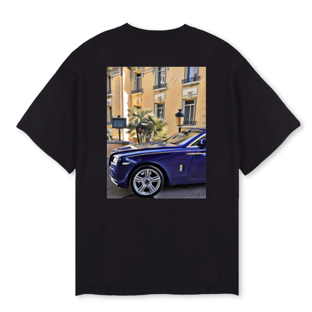 WRAITH Black Oversized Tee. - Image 2