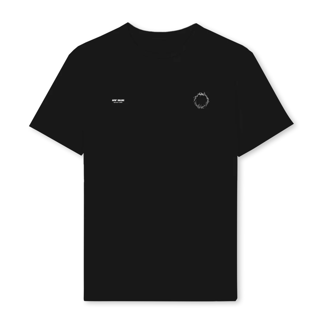 WREATHSAMPLETWO Black Regular Tee.