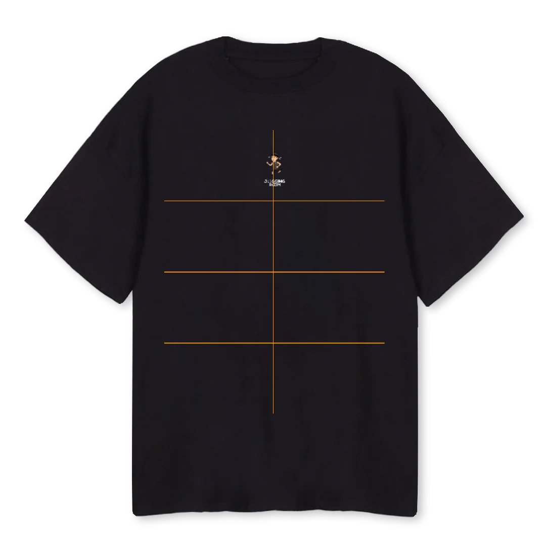 WRKMARA Black Oversized Tee.