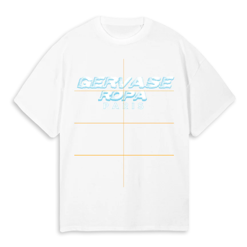 WRLDTOURSHIRT White Oversized Tee.