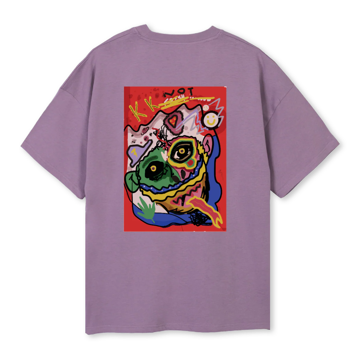 WZDM METHUSELAH Purple Oversized Tee. - Image 2