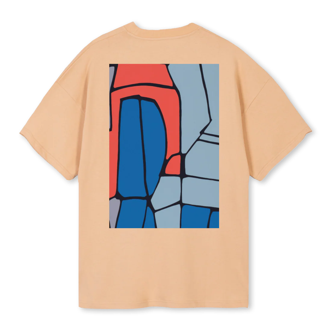 XARTTHREE Sand Oversized Tee. - Image 2