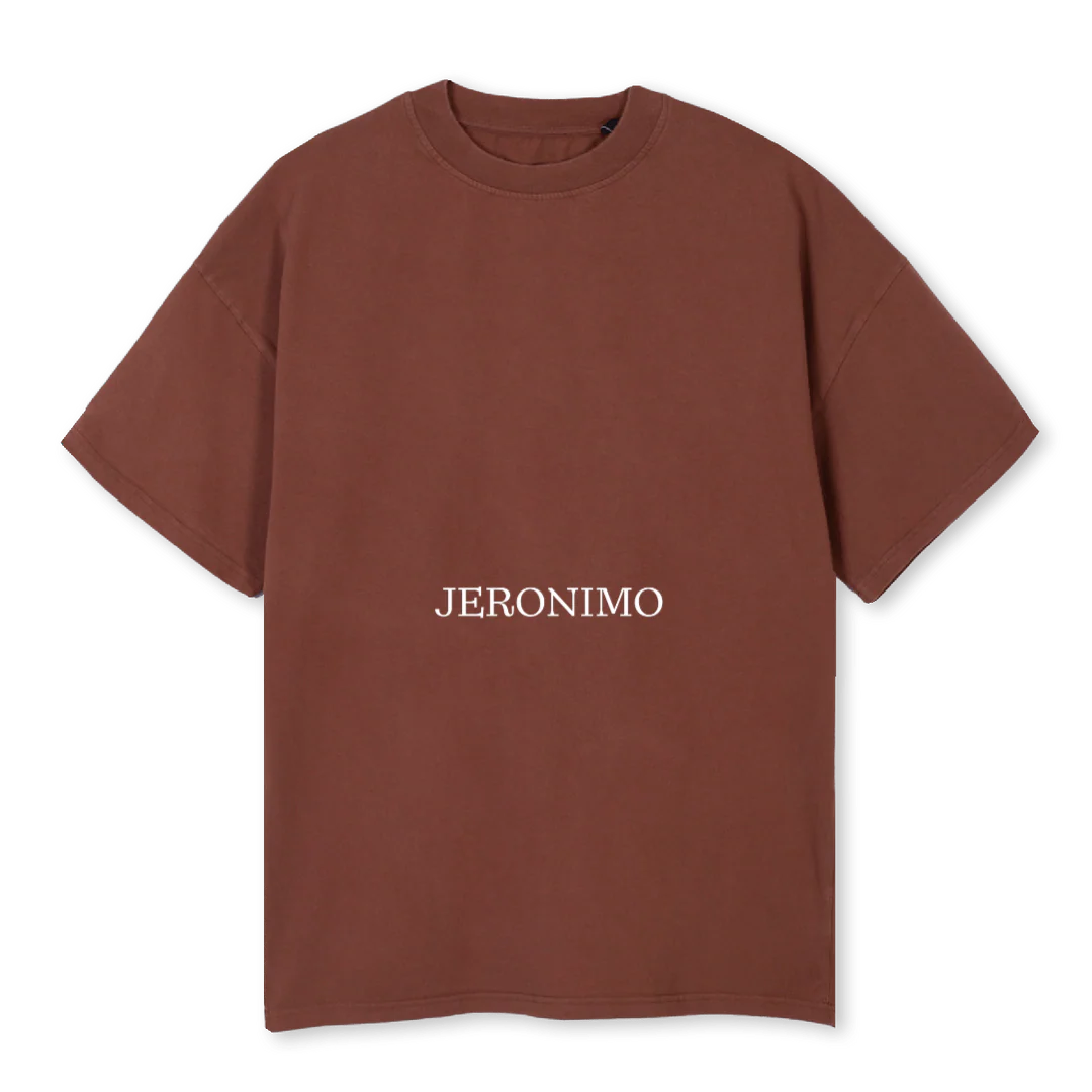 XARTTWO Vintage Brown Oversized Tee.