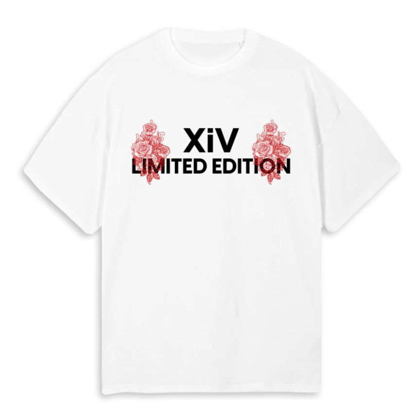 XIV LTD ED WHITEE White Oversized Tee.