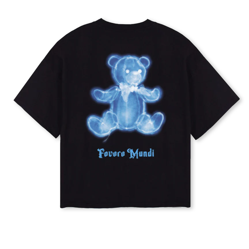 XRAY BEAR Black Oversized Boxy Tee. - Image 2