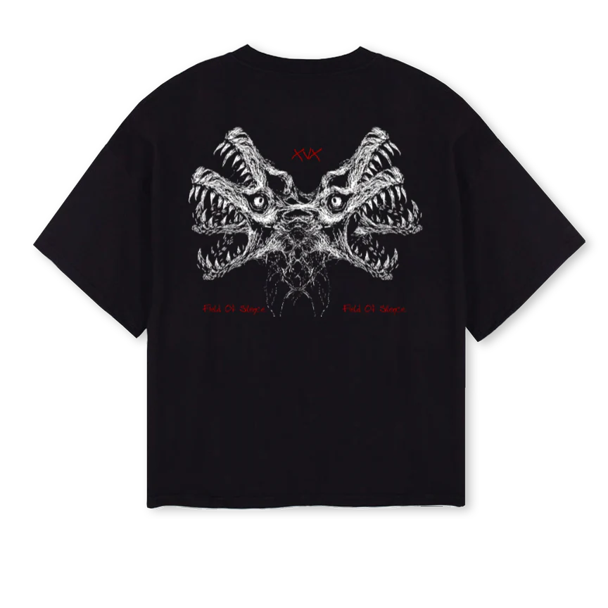 XVX Black Oversized Boxy Tee. - Image 2