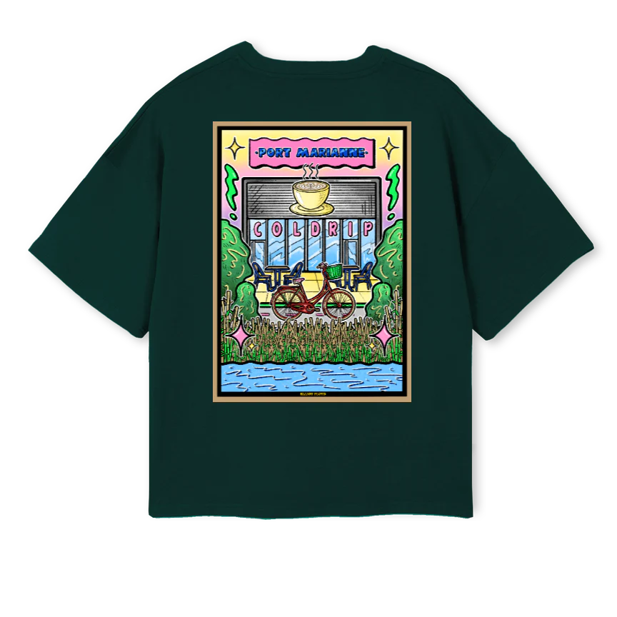 XXV Wild Green Oversized Boxy Tee. - Image 2