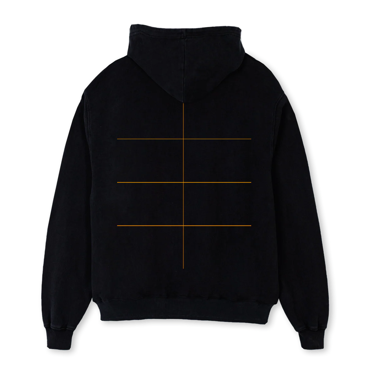 YACHE SMALL Black Oversized Hoodie. - Image 2