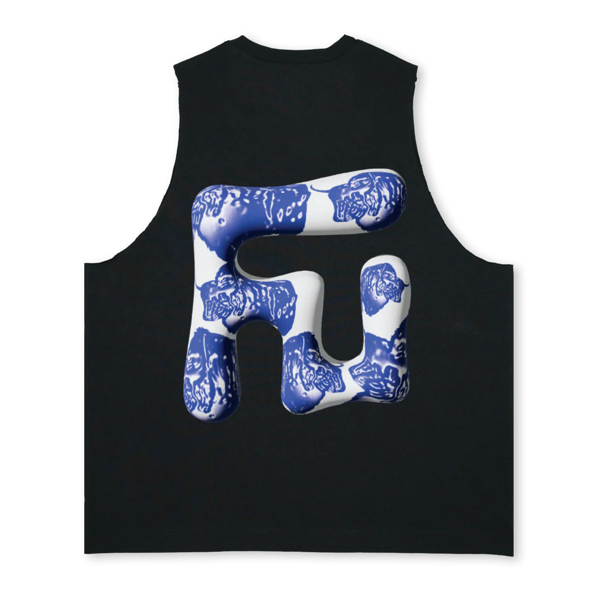 YAKVEST Deep Black Oversized Vest. - Image 2